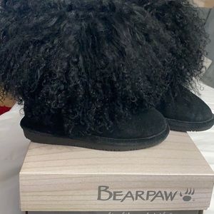 Little girls bearpaw boots